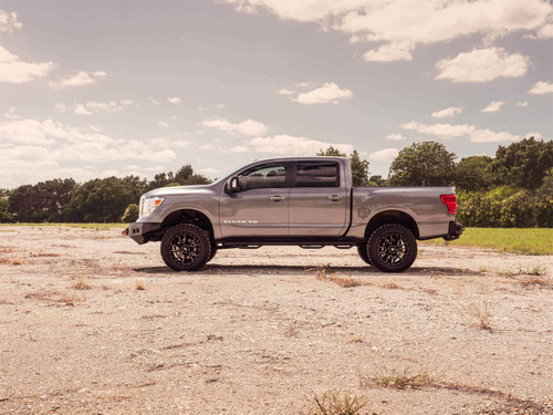 Road Armor 7161F0B - 16-19 Nissan Titan Stealth Front Winch Bumper - Tex Blk