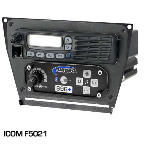 Rugged Radios MT-PRO-MM-ICOM - Polaris RZR PRO XP RZR Turbo R and RZR PRO R Dash Mount Radio and Intercom Icom F5021