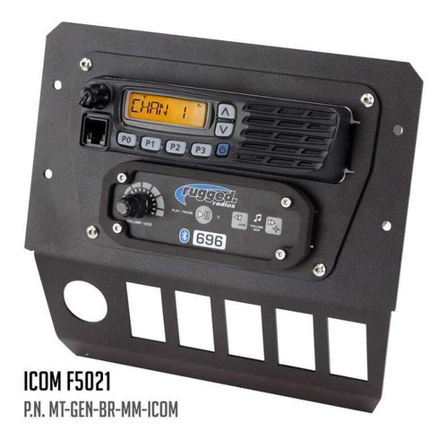 Rugged Radios MT-GEN-BR-MM-KEN - Polaris General Multi Mount Kit for Radio and Intercom Kenwood TK7360