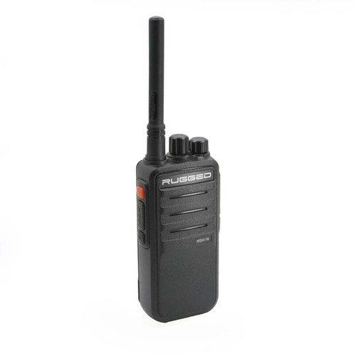 Rugged Radios RDH16-U - Rugged RDH16 - Business Band Two Way Handheld Radio - Digital and Analog UHF / Black