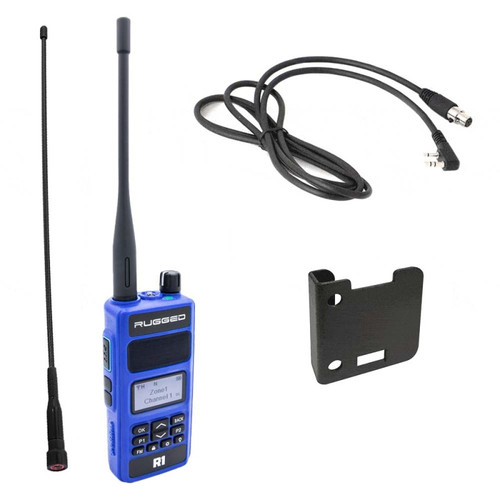Rugged Radios RK-R1 - RADIO KIT - Rugged R1 - Business Band Two Way Handheld Radio to Intercom