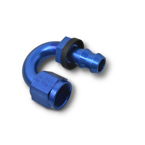 Russell 626060 - Performance -6 AN Twist-Lok 180 Degree Hose End (9/16in Radius) Russell 626060 - Performance -6 AN Twist-Lok 180 Degree Hose End (9/16in Radius)