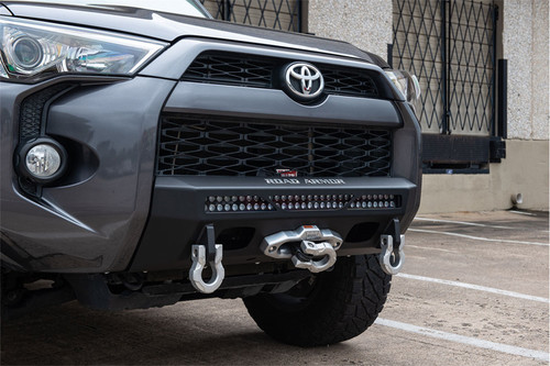 Road Armor 9151FR0B - 14-21 Toyota 4Runner Stealth Fr Low Profile Hidden Winch Bumper w/30in Single Row Light
