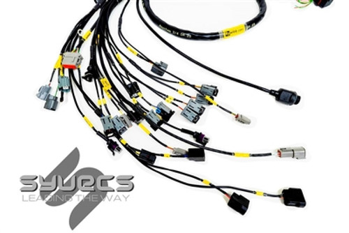 Rywire RY-K2-SYVECS-S7 - Honda K-Series (w/Syvecs S7 ECU) Eng Harness w/OBD2 Alt/EV14 Inj/AEM IAT & MAP (Adapter Req)