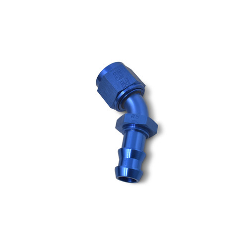 Russell 624090 - Performance -8 AN Twist-Lok 45 Degree Hose End (Blue) Russell 624090 - Performance -8 AN Twist-Lok 45 Degree Hose End (Blue)
