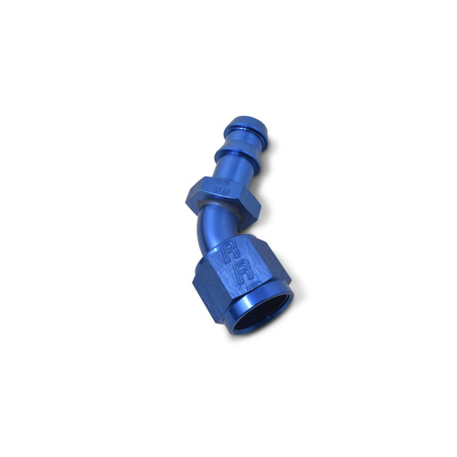 Russell 624090 - Performance -8 AN Twist-Lok 45 Degree Hose End (Blue) Russell 624090 - Performance -8 AN Twist-Lok 45 Degree Hose End (Blue)