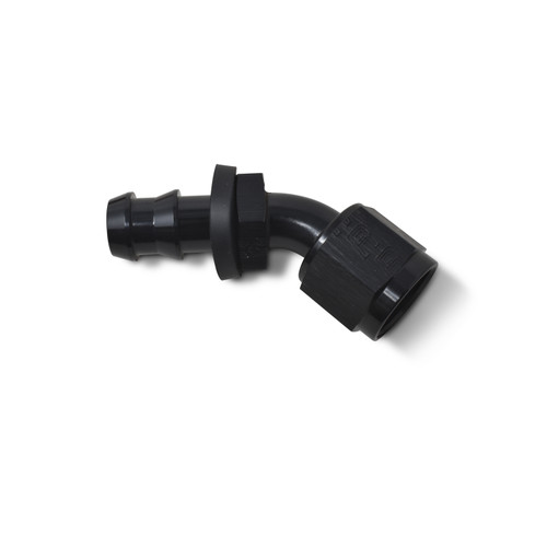 Russell 624083 - Performance -6 AN Twist-Lok 45 Degree Hose End (Black) Russell 624083 - Performance -6 AN Twist-Lok 45 Degree Hose End (Black)