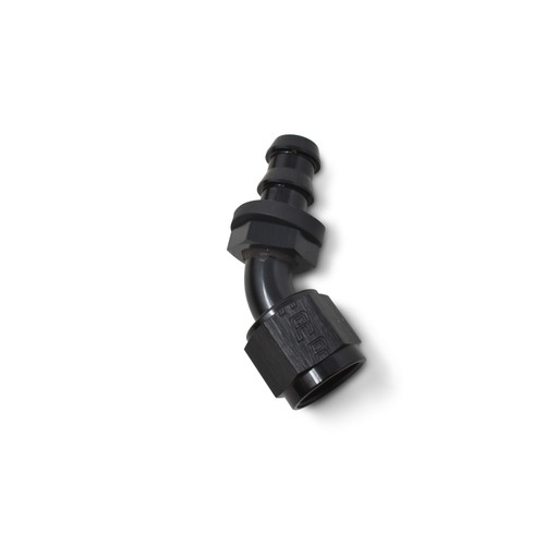 Russell 624083 - Performance -6 AN Twist-Lok 45 Degree Hose End (Black) Russell 624083 - Performance -6 AN Twist-Lok 45 Degree Hose End (Black)