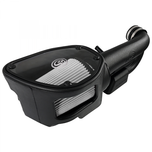 S&B 75-5060D - Cold Air Intake For 12-18 Jeep Wrangler JK V6-3.6L Dry Dry Extendable White