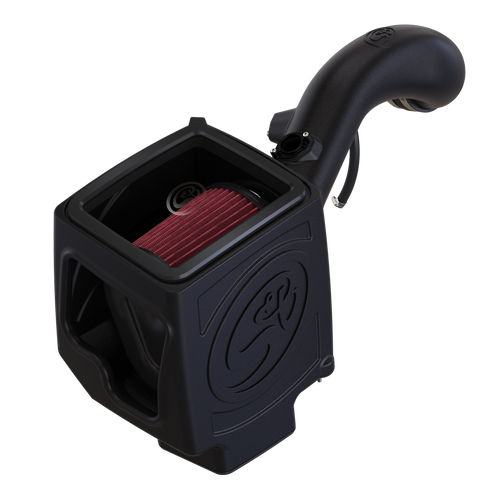 S&B 75-5061-1 - Cold Air Intake For 09-13 Chevrolet Silverado/ Sierra 2500 / 3500 6.0L Cotton Cleanable Red