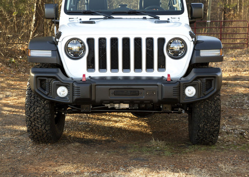 Rugged Ridge 11544.21 - Spartacus Front Bumper Black 18-20 Jeep JL/JT
