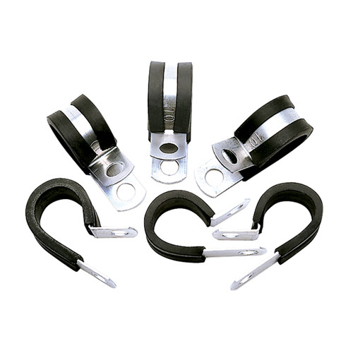 Russell 651000 - Performance Cushion Clamps - Holds -10 AN Hose (6 pcs.)