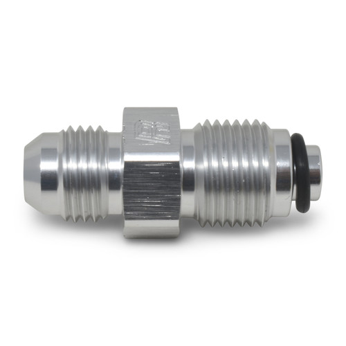 Russell 648010 - Performance -6 AN (male to 1/2in-20 O-ring seal) Power Steering Adapter. Clear anodized