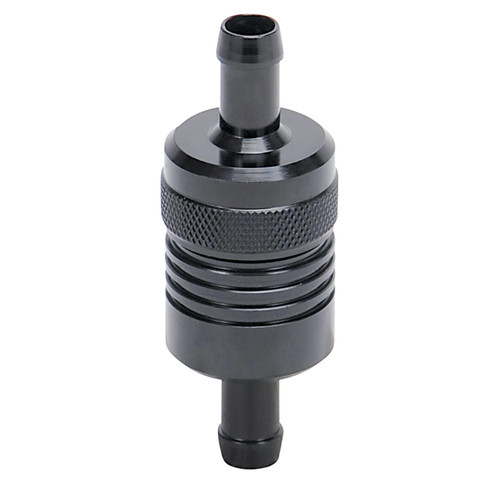 Russell 645150 - Performance Black Street Fuel Filter (3in Length 1-1/8in diameter 3/8in inlet/outlet)