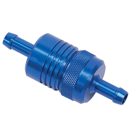 Russell 645080 - Performance Blue Street Fuel Filter (3in Length 1-1/8in diameter 5/16in inlet/outlet)
