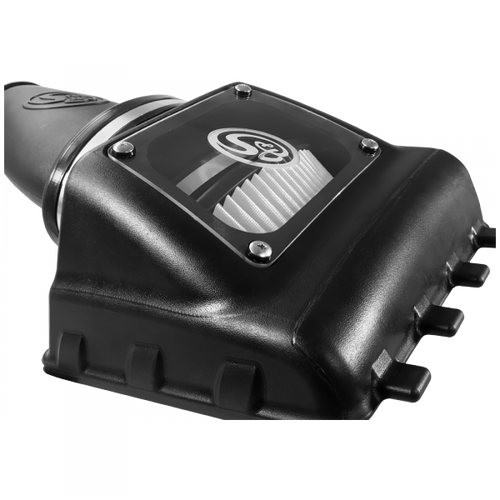 S&B 75-5108D - Cold Air Intake For 11-16 Ford F250, F350 V8-6.2L Dry Dry Extendable White
