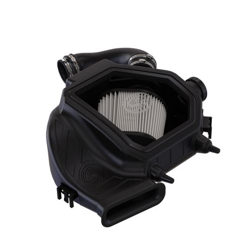 S&B 75-5105D - Cold Air Intake For 08-10 Ford F250 F350 V8-6.4L Powerstroke Dry Extendable White