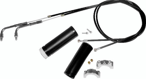 S&S Cycle 19-0448 - 1in Handlebars 2-Cable Throttle Assembly Cable - 39in