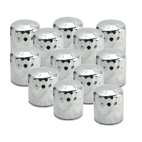 S&S Cycle 310-0242 - 99-18 BT/2017+ M8/X-Wedge Chrome Oil Filter - 12 Pack
