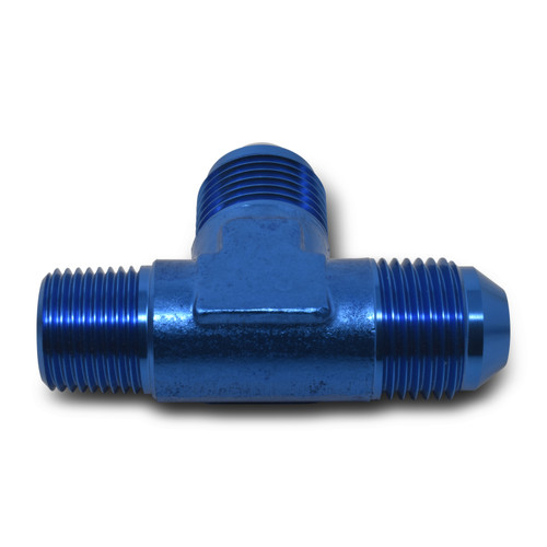 Russell 661110 - Performance -4 AN to 1/8in NPT Flare to Pipe Tee On Run Fitting