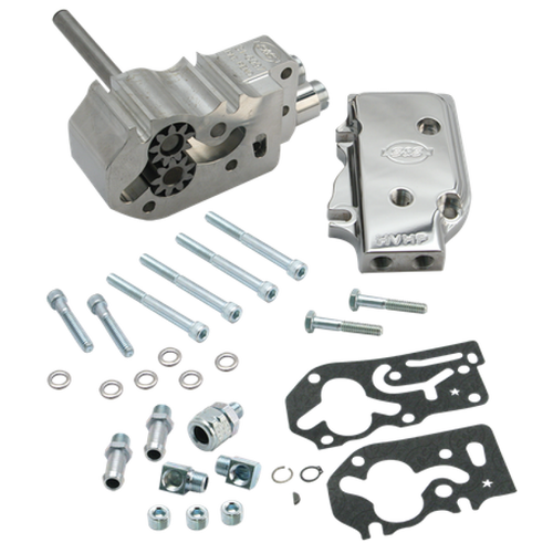 S&S Cycle 31-6209 - 92-99 BT High Volume High Pressure Billet Oil Pump Kit - Polished