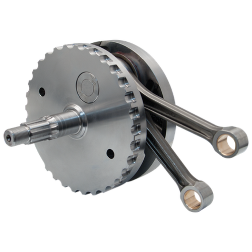 S&S Cycle 320-0552 - 99-06 BT 4-5/8in Stroke Flywheel Assembly W/O Sprocket Shaft Bearing