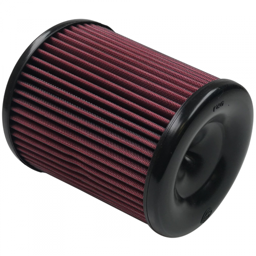 S&B KF-1057 - Air Filter For Intake Kits 75-5060, 75-5084 Oiled Cotton Cleanable Red