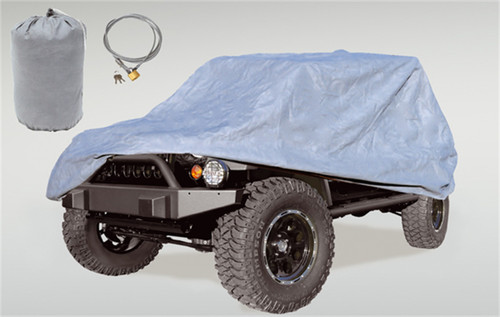 Rugged Ridge 13321.81 - Car Cover Kit; 07-21 Jeep Wrangler JK/JL