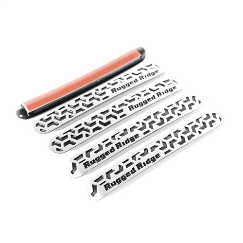 Rugged Ridge 13311.53 - Elite Dr Hndle Insert Contrast Tread4D 07-18 Jeep Wrangler JK