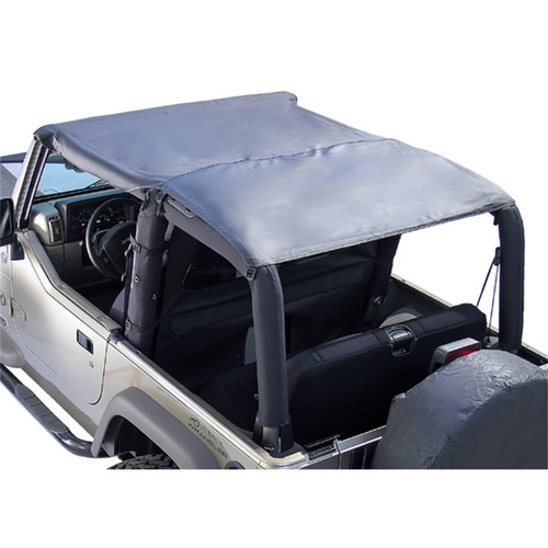 Rugged Ridge 13581.35 - Roll Bar Top Header, Black Diamond; 97-06 Jeep Wrangler TJ