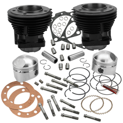 S&S Cycle 91-9023 - 66-84 BT 80in 3-1/2in Bore Cylinder and High Compression Piston Kit