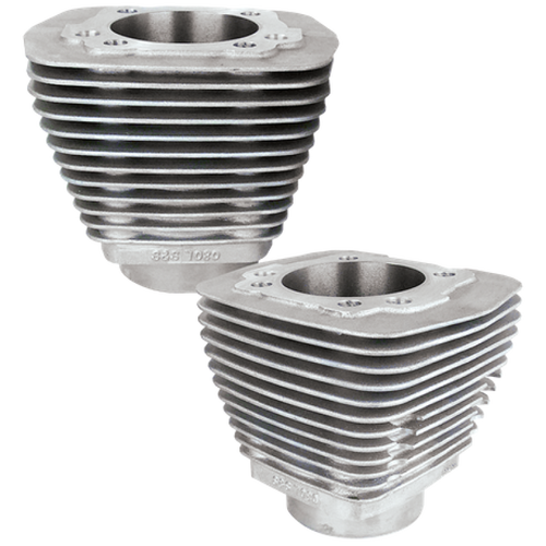 S&S Cycle 91-7000 - 84-99 BT w/ Stock Heads 3-5/8in Bore Cylinder Set - Natural