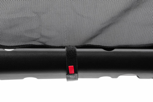 Rugged Ridge 13579.72 - Eclipse Sun Shade Black Front 18-20 Jeep Wrangler JLU/JT