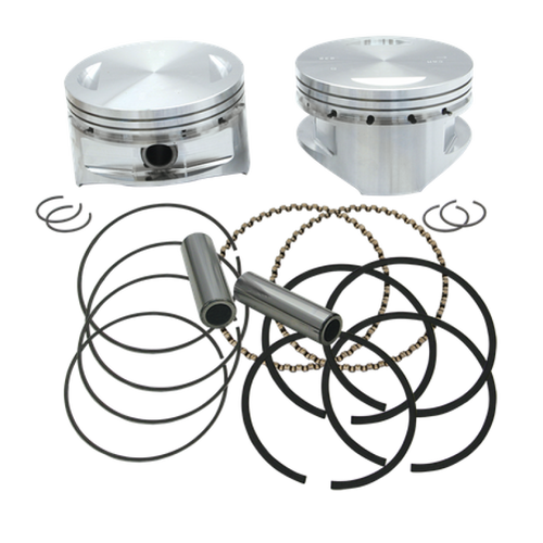 S&S Cycle 92-1413 - 84-99 BT 4in x 4-1/2in Piston Set - .030in
