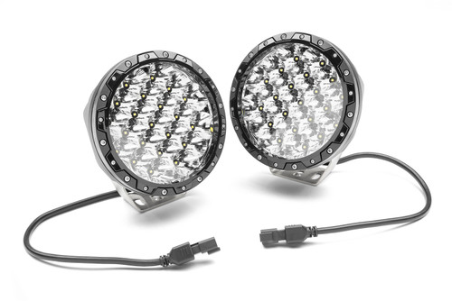 Rugged Ridge 15209.15 - Universal 7in. Round LED Driving Light - Pair