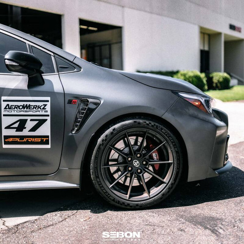 Seibon FD23TYGRCOR - 2023 Toyota GR Corolla Carbon Fiber Fender Vents