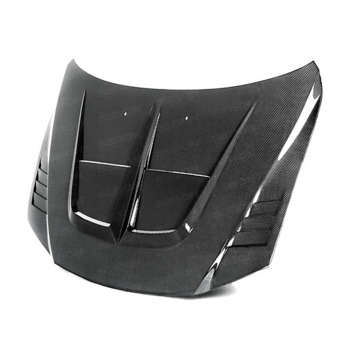 Seibon HD0304MZ6-TA - Carbon, , TA-style carbon fiber hood for 2003-2008 Mazda 6 and 2006-2007 Mazdaspeed 6