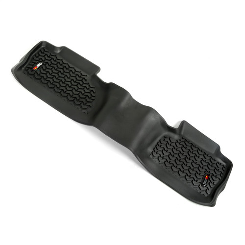 Rugged Ridge 82951.14 - Floor Liner Rear Black 2014-2018 Chevrolet Silverado 1500 Crew Cab