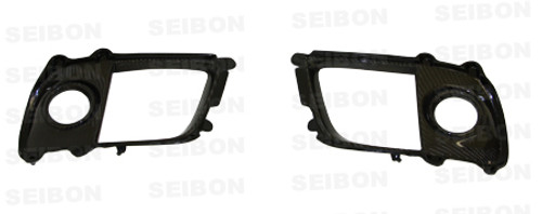 Seibon FLS0809MITEVOX - Carbon, , Carbon fiber fog light surround for 2008-2015 Mitsubishi Lancer EVO X Seibon FLS0809MITEVOX - Carbon, , Carbon fiber fog light surround for 2008-2015 Mitsubishi Lancer EVO X
