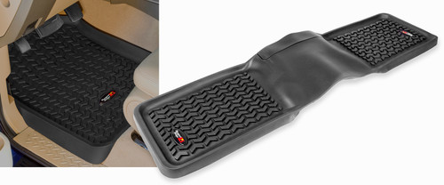 Rugged Ridge 82989.2 - All Terrain Floor Liner Kit, Black; 04-08 Ford F-150 Reg/Ext/SuperCrew