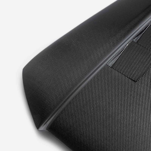 Seibon HD12TYTA-TS - 12-15 Toyota Tacoma TS-Style Carbon Fiber Hood