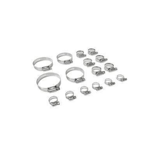 Scott Drake 8287-SBFK - Stainless Steel FoMoCo Hose Clamp Kit