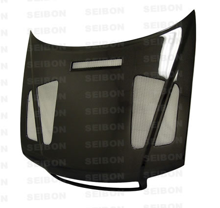 Seibon HD9601AUA4-ER - 96-01 Audi A4 ER Carbon Fiber Hood