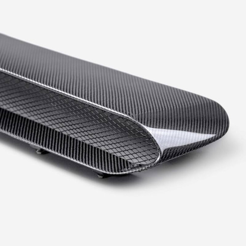 Seibon HDS22SBIMP-H - 2022 Subaru WRX H-Style Carbon Fiber Hood Scoop - (1in. Taller Than OEM)