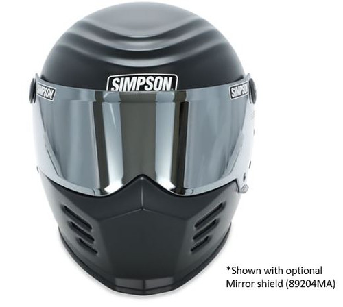 Simpson Motorcycle 28315XX8 - Outlaw Bandit Helmet - Flat Black