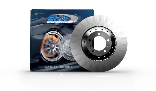 SHW Performance TFR42104 - SHW 98-00 Mercedes-Benz C43 AMG 4.3L Right Front Smooth Lightweight Brake Rotor (2104211912)