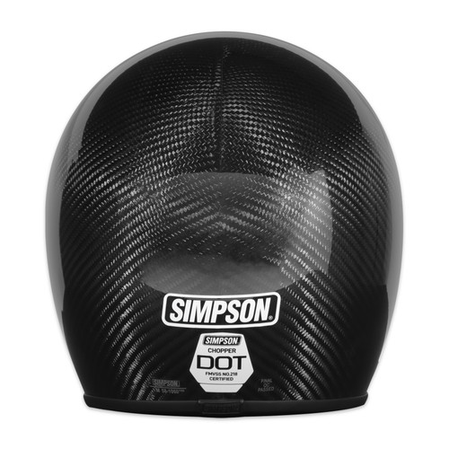 Simpson Motorcycle CHOPC2X - Chopper Helmet - Carbon Fiber