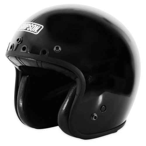 Simpson Motorcycle CHOP2SM - Chopper Helmet - Black