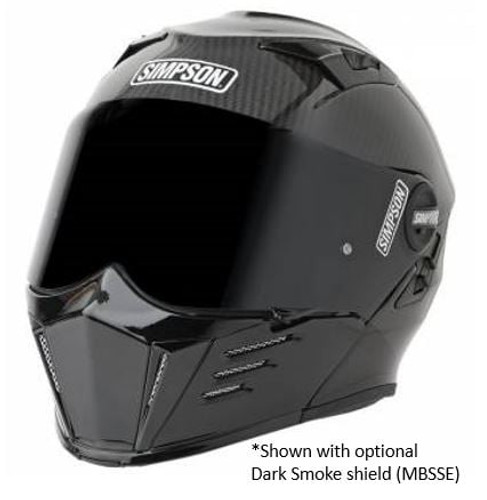 Simpson Motorcycle M59LC - Mod Bandit Helmet - Carbon Fiber