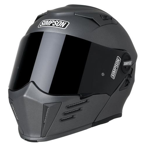 Simpson Motorcycle M59M4 - Mod Bandit Helmet - Flat Alloy